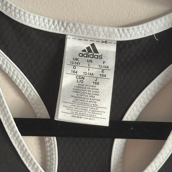 Adidas Youth Tank - Size 13/14 Y/ L - Picture 2 of 6
